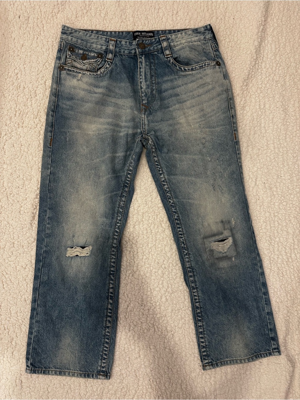 True Religion Rocco Relaxed Fit Straight Jeans #C0023